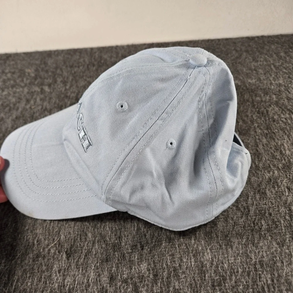 Coach Baseball Hat Womens O/S Light Blue Embroidered Logo Cotton Adjustable